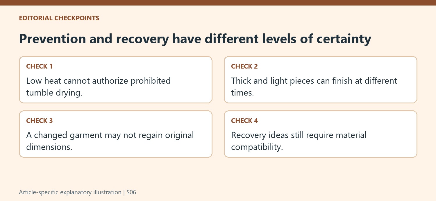 Prevention and recovery have different levels of certainty