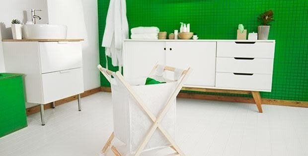 Give Laundry Room Clutter a Clear Destination