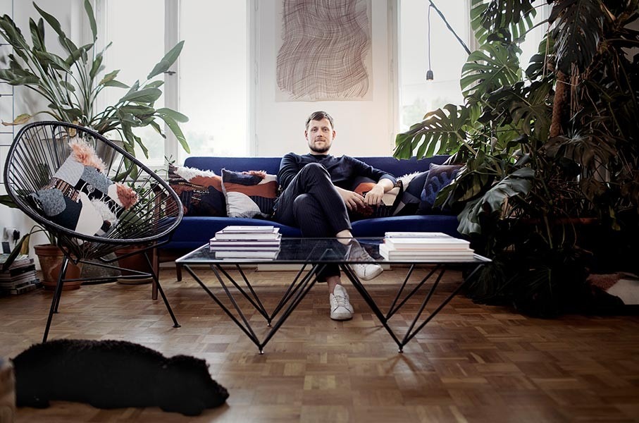 Designer photograph accompanying Woolmark's Care Label Project account.