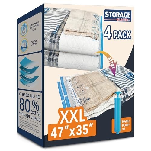 Use Vacuum Bags Selectively in a Small Wardrobe