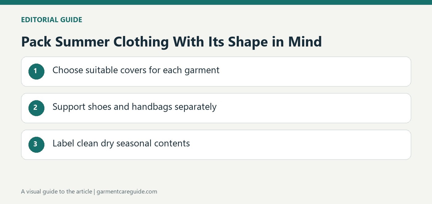 Pack Summer Clothing With Its Shape in Mind