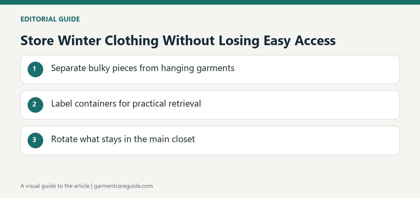 Store Winter Clothing Without Losing Easy Access