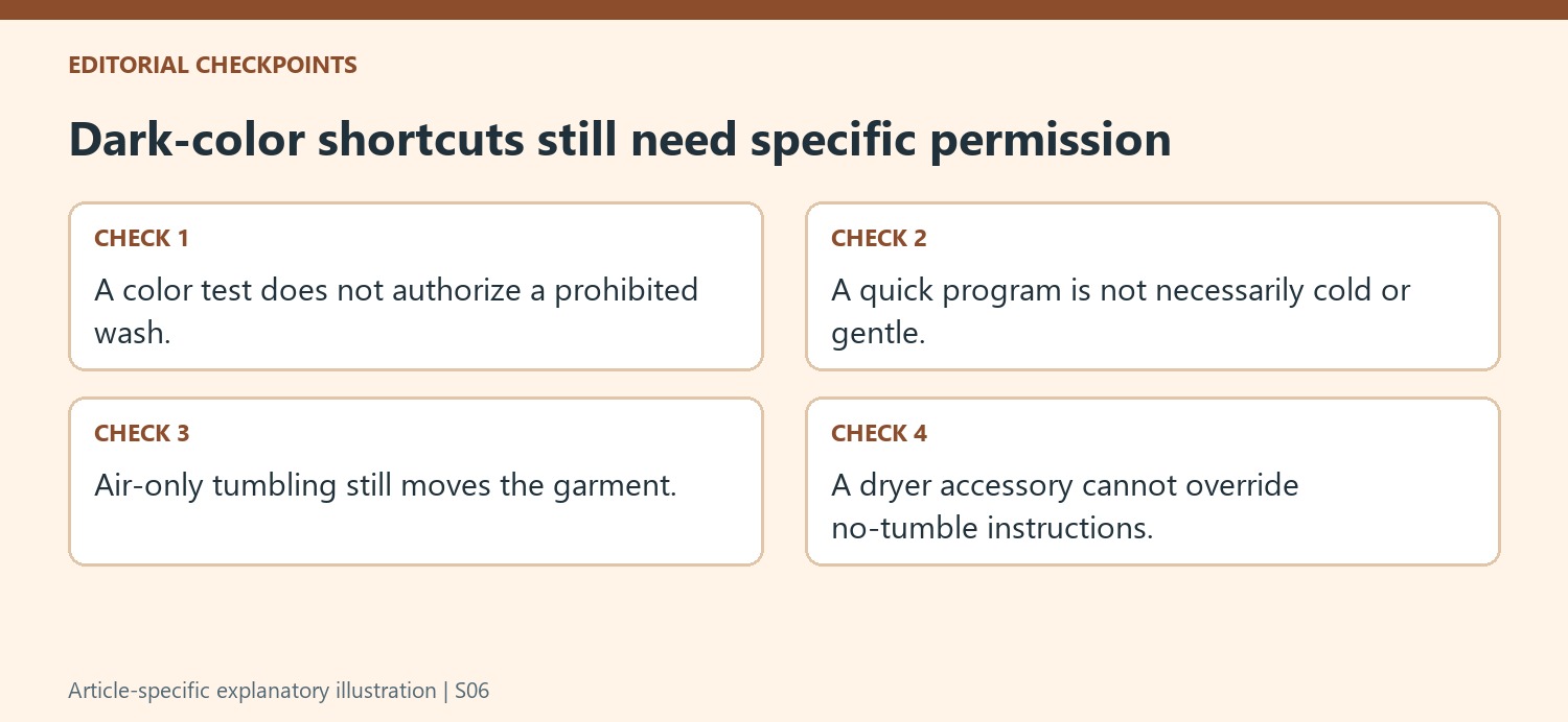 Dark-color shortcuts still need specific permission