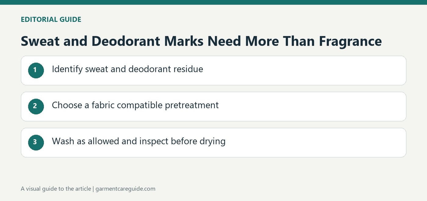 Sweat and Deodorant Marks Need More Than Fragrance