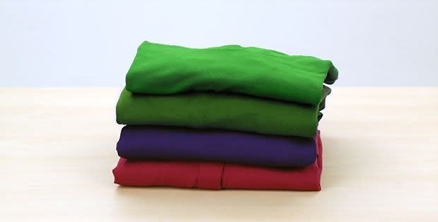 Limiting Wrinkles in Stored Clothing: Folding T-Shirts on a Clean, Flat Surface