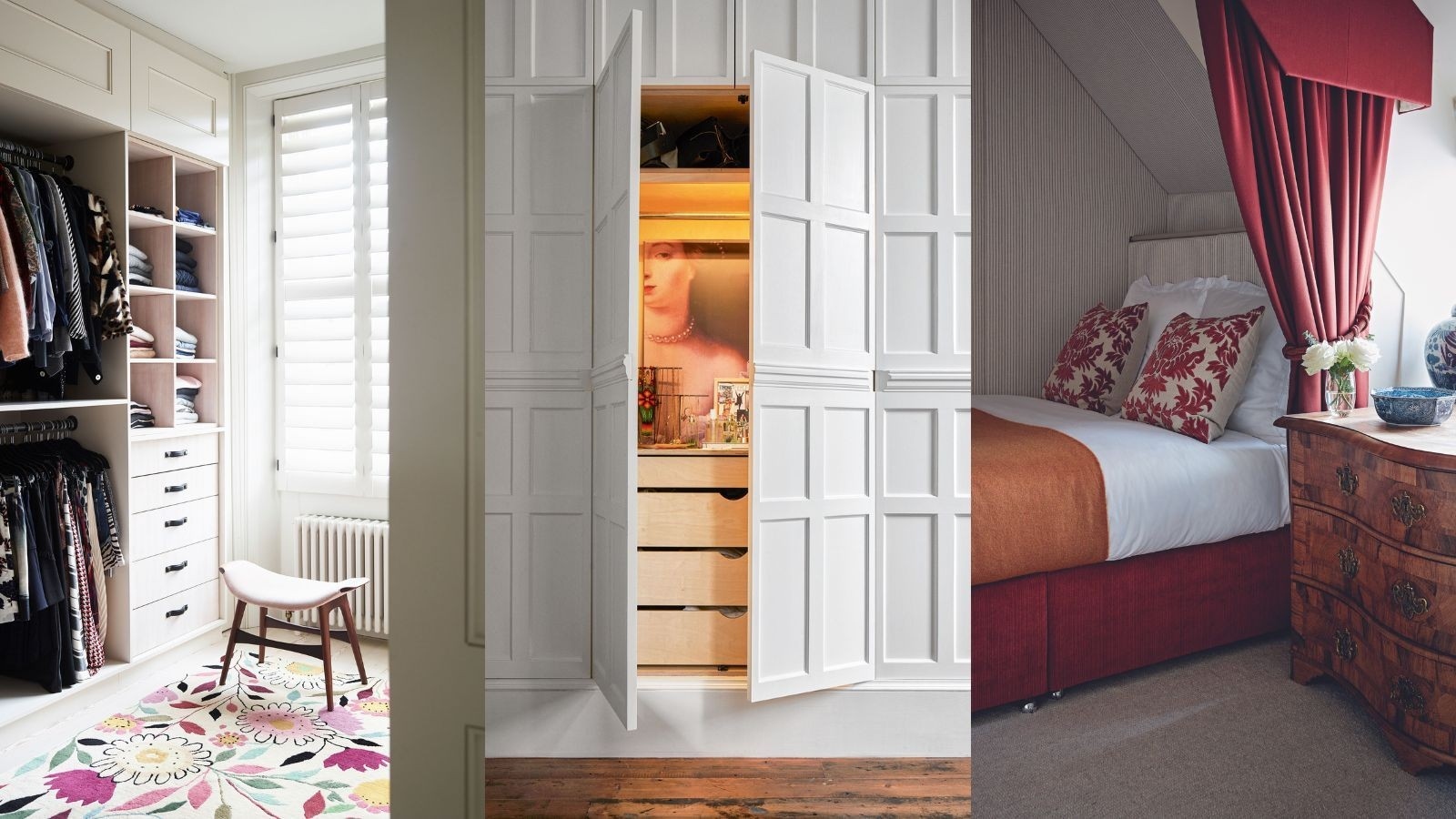 Organizing a Small Wardrobe: A Small Bedroom Needs Storage Planned Around the Wardrobe