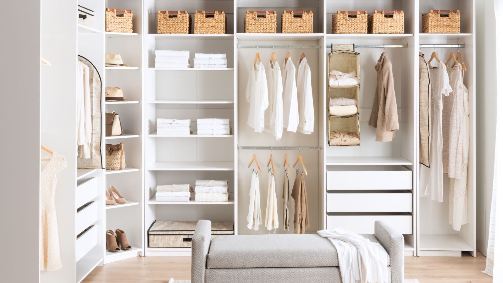 Hang Garments That Lose Their Finish When Folded