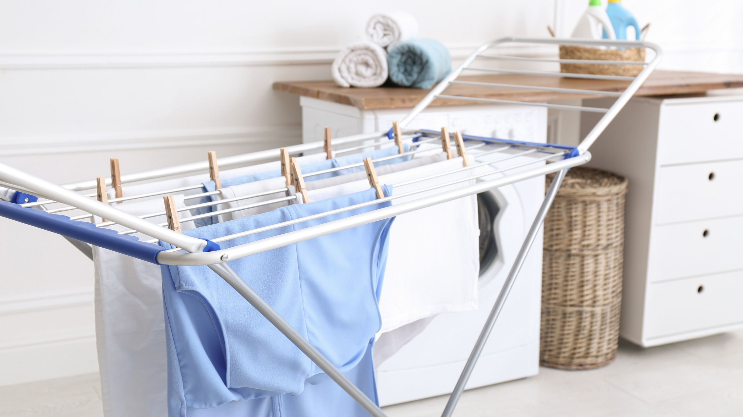 Plan Laundry Drying Space That Can Fold Away